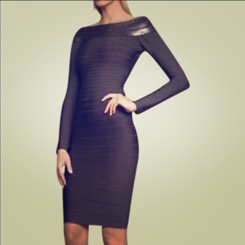 Authentic Herve Leger bodycon dress